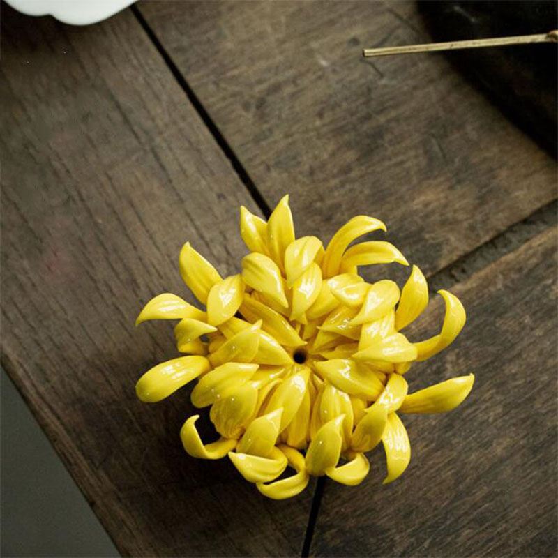 Home Fragrance Incense - Porcelain Chrysanthemum Peony Flower Stick Incense