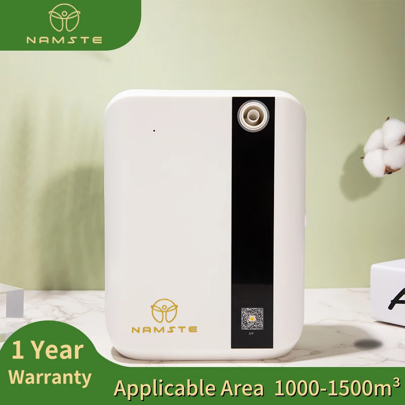 Home Fragrance Logo - NAMSTE 1500m³ Bluetooth Aroma Diffuser 500ML