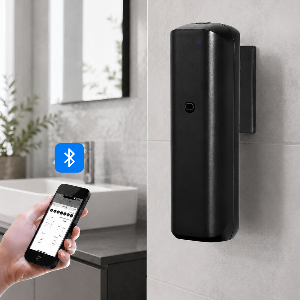 Home Fragrance Vaporizer - Wall Mounted Waterless Scent Diffuser Bluetooth