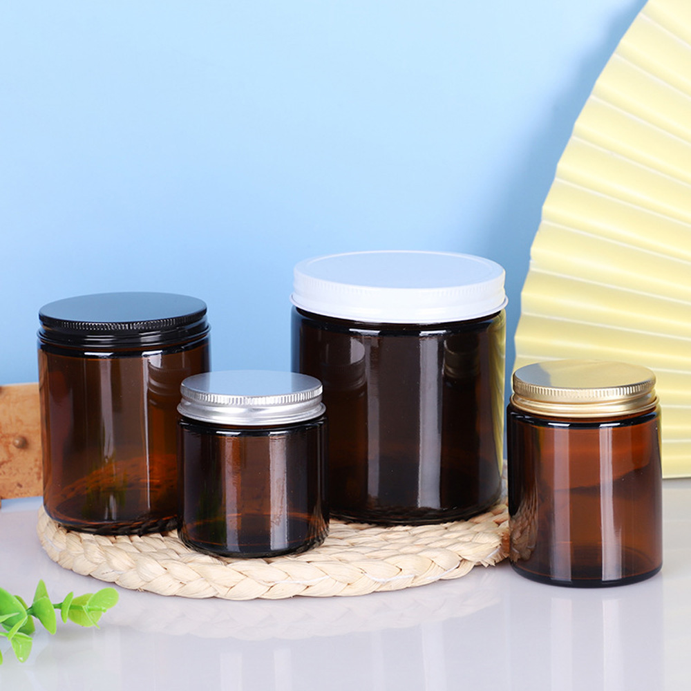 250ml brown&amber round shape  - Amber Jar Candle review and price