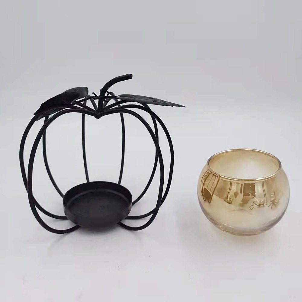 Iron, Glass Iron Glass Candle  - Amber Jar Candle review and price