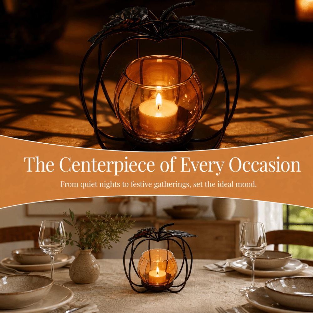 Iron, Glass Iron Glass Candle  - Amber Jar Candle review and price