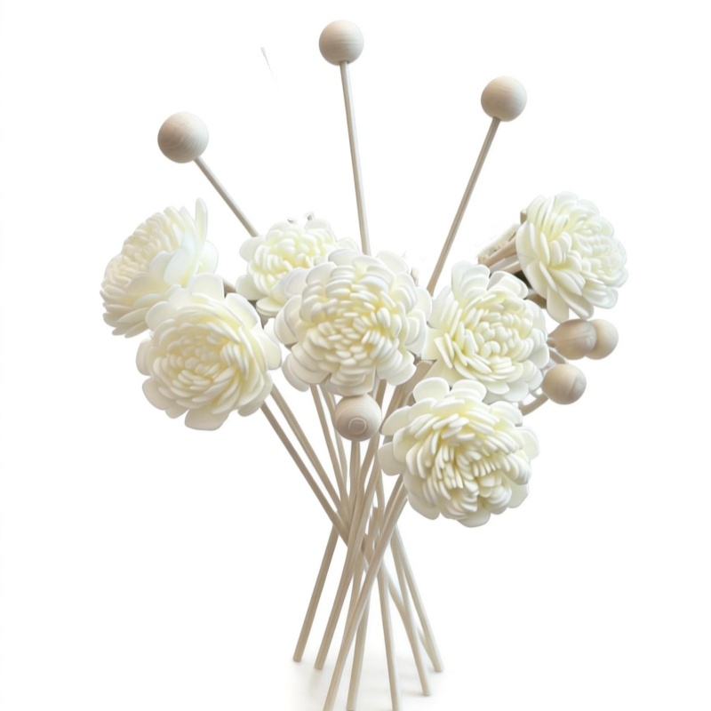 10PCS Artificial Flower Rattan - Reed Diffuser Set review and price