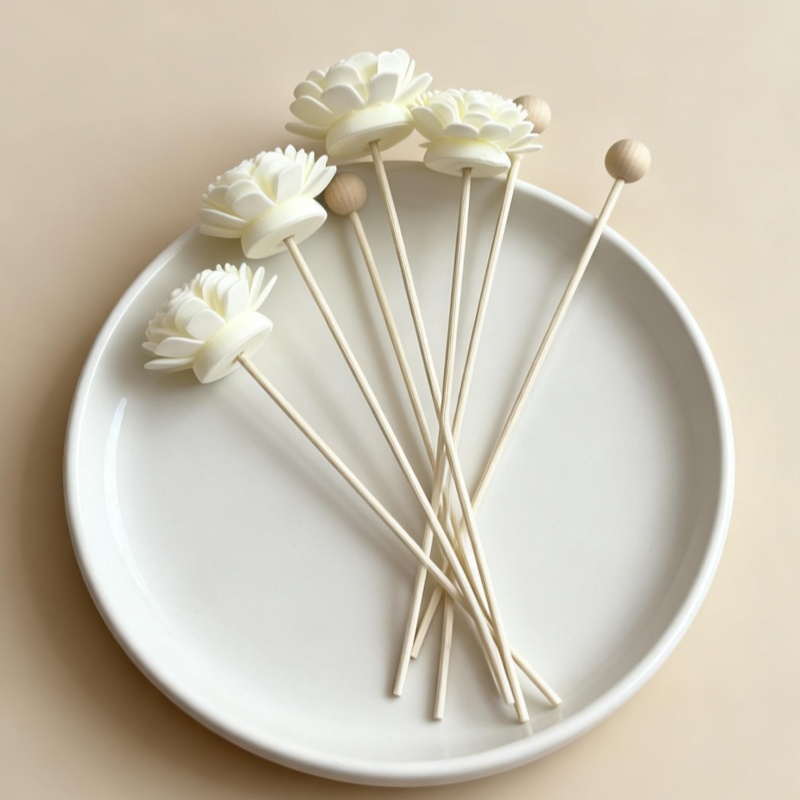10PCS Artificial Flower Rattan - Reed Diffuser Set review and price
