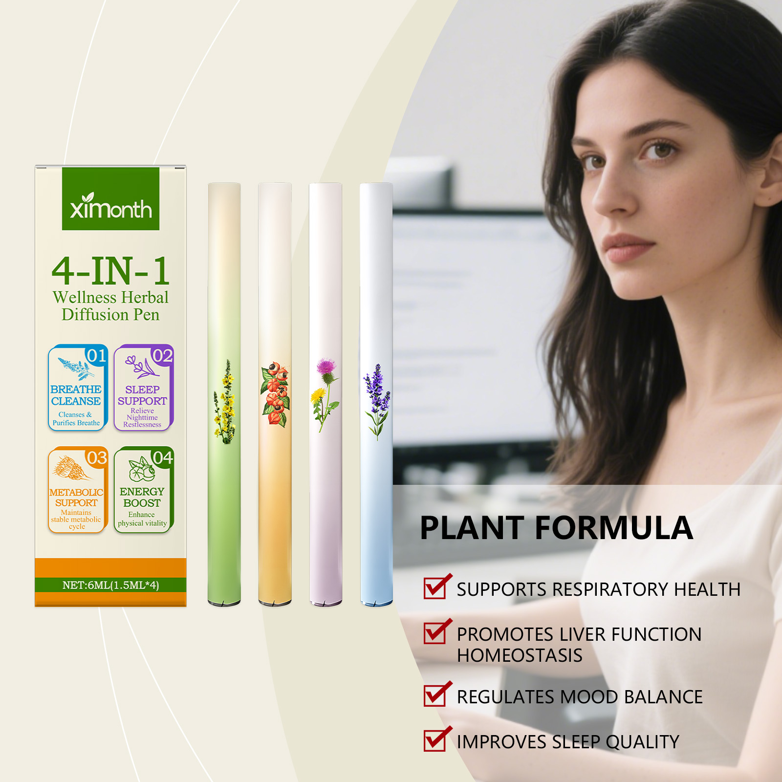 4 In 1 Air Freshening Pen Herb - Home Fragrance Stick review and price