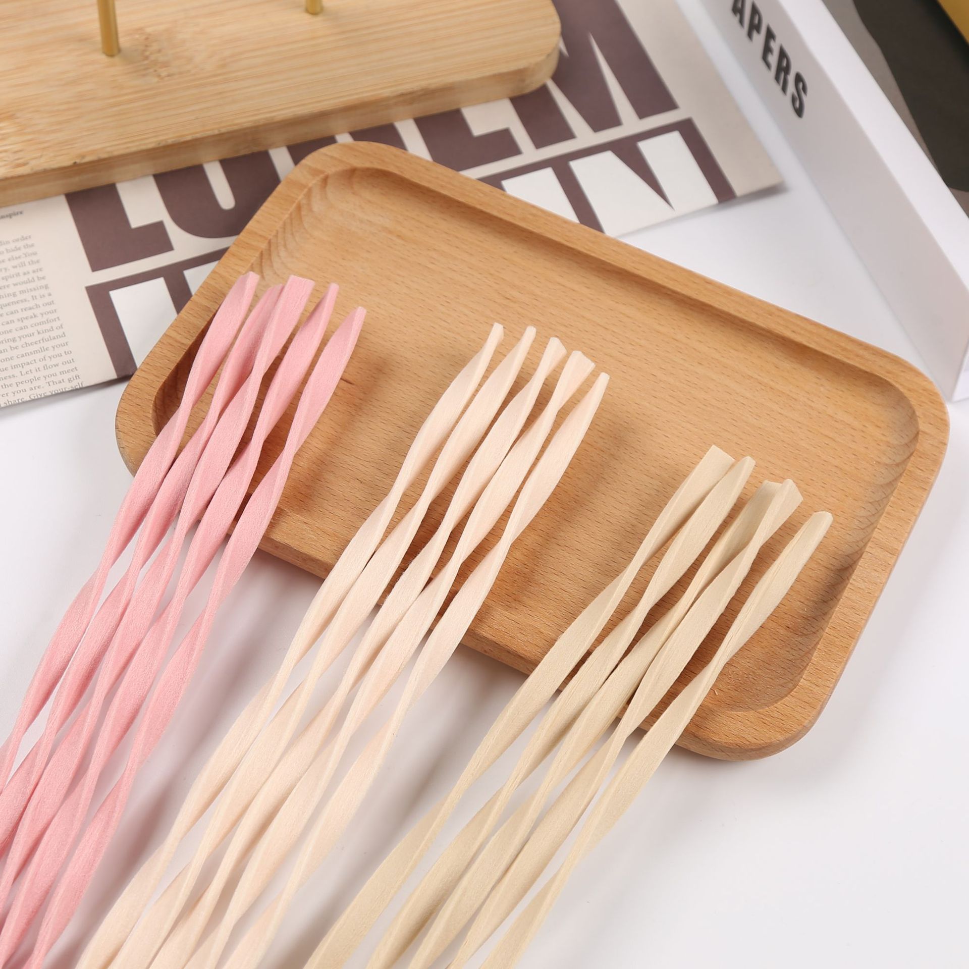10pcs L30cm Pink/Wood Color Re - Home Fragrance Stick review and price