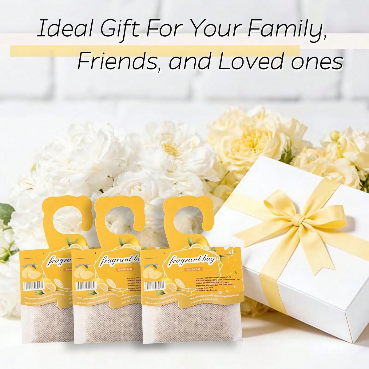 Hanging Lemon Scented Sachets, - Home Fragrance Logo review and price