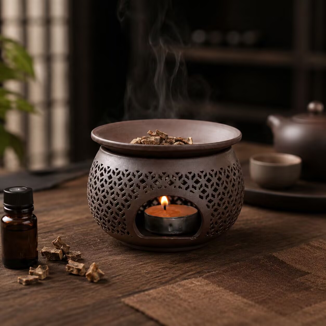 Ceramic Carved Incense Burner  - Home Fragrance Incense review and price